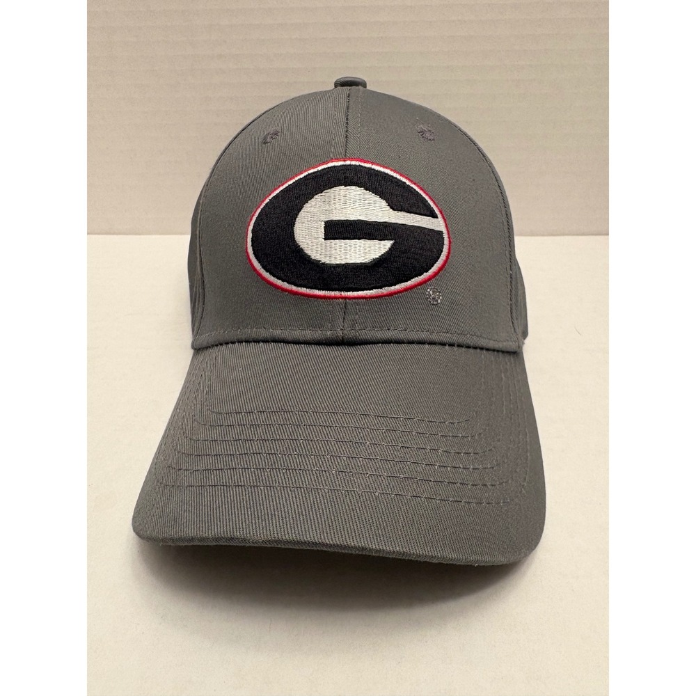 Georgia Bulldogs Hat Captivating Headwear Gray Adjustable UGA Baseball Cap Mens